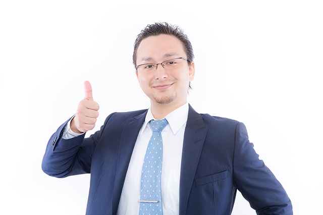 自信を持った人の写真