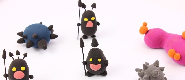 ウィスルのクレイフィギュアの写真