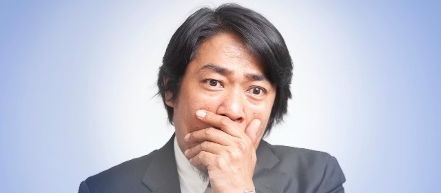 驚いている人の写真