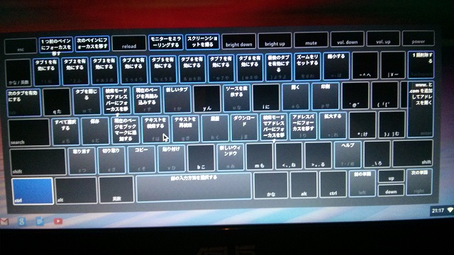 chromebook-ショートカットキー