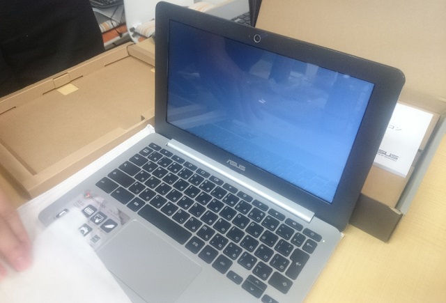 Chromebook起動前