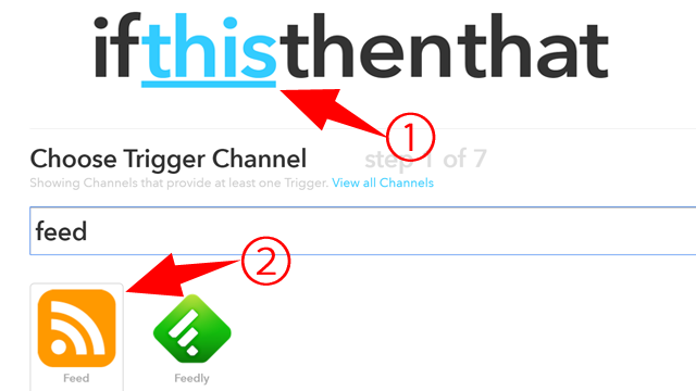 IFTTT-thisの設定