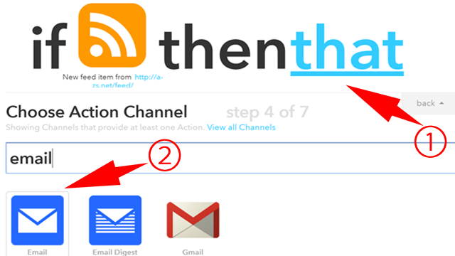 IFTTT-thatの設定