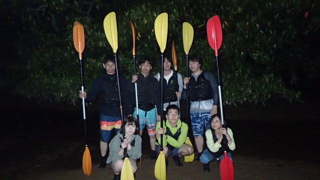 星空ナイトカヌー