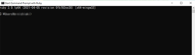 コマンドプロンプト