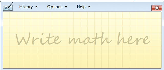 数式入力パネル