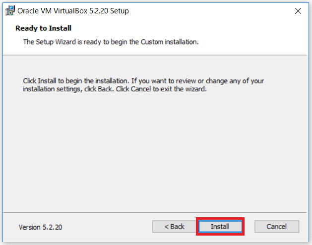 Installをクリック