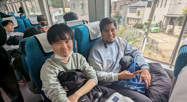 踊り子車内の写真