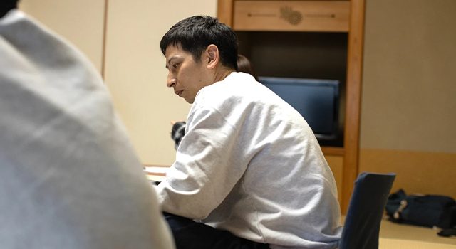 会議中の中島さんの写真