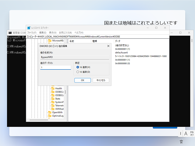 Windows 11 25H2 ProでMicrosoftアカウント入力をスキップする方法