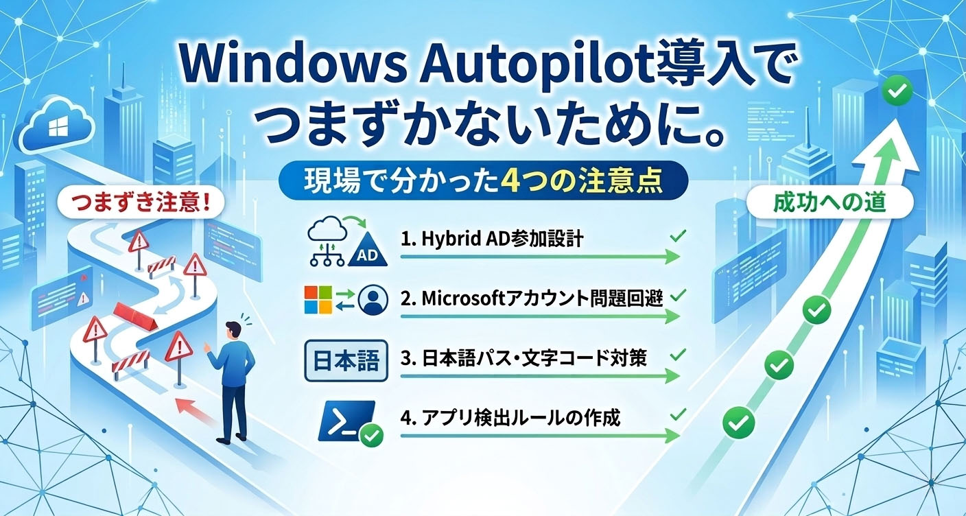 失敗しないAutopilot！設計前に知っておきたい4つの鉄則