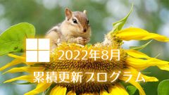 [Windows 10・11/Server]2022年8月累積更新プログラム公開!KB5015814、KB5015807、KB5015811、KB5015808など